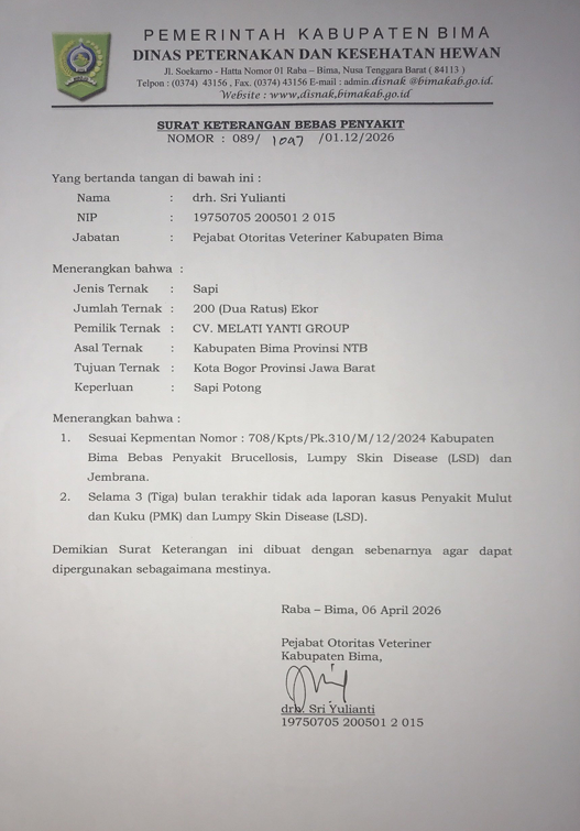Bebas Penyakit